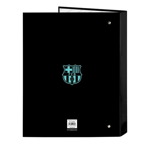 Rengaskansio F.C. Barcelona Musta A4 26.5 x 33 x 4 cm