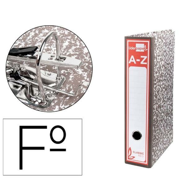 Rengaskansio Liderpapel AZ49 A4 Harmaa (1 osaa)
