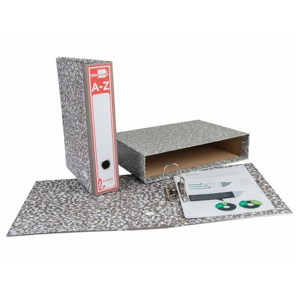 Rengaskansio Liderpapel AZ49 A4 Harmaa (1 osaa)