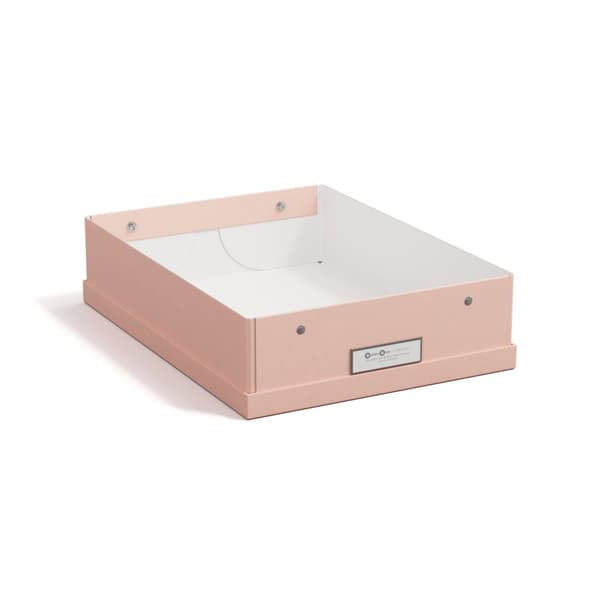 Förvaringslåda Kleo A4 Dusty Pink Bigso Box of Sweden