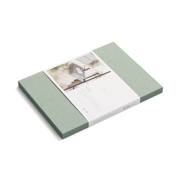 Förvaringslåda Kleo A4 Soft Teal Bigso Box of Sweden