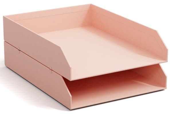 Brevkurv Stablebar Dusty Pink 2-pakning Bigso Box of Sweden