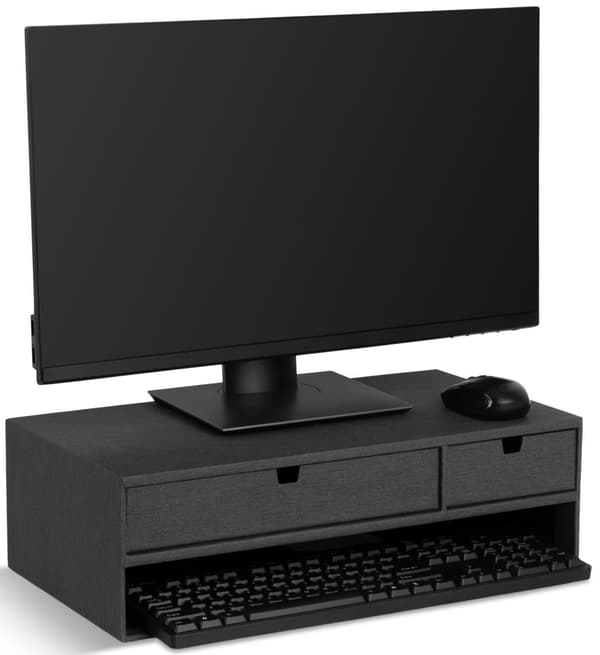 Laptopstøtte Ted med oppbevaring Black 48,5x26x15cm Bigso Box of Sweden