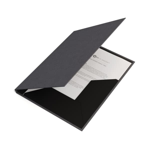 Mappe Paulina A4 Black Bigso Box of Sweden