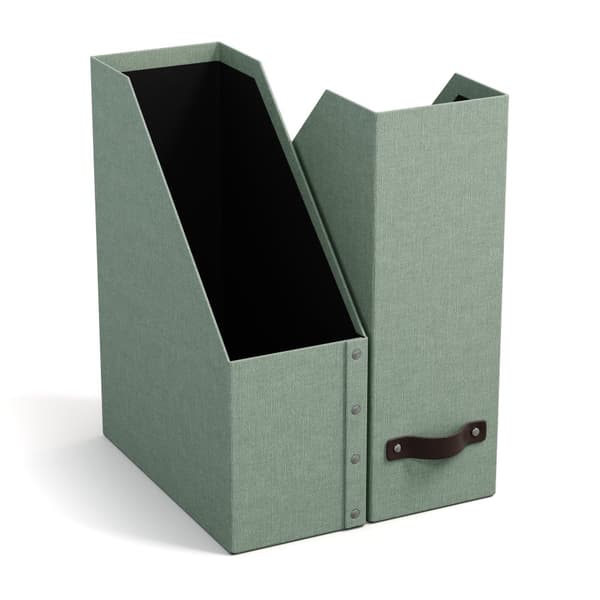 Tidsskriftssamlare William Soft Teal 2-pack Bigso