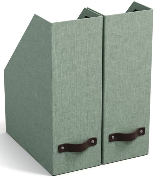 Tidsskriftssamlare William Soft Teal 2-pack Bigso