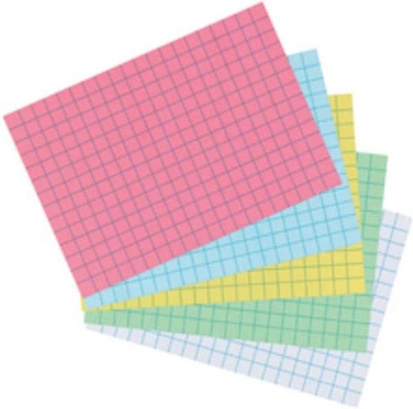 Herlitz kartotekskort - DIN A7 - ternet - hvid - 100 stk