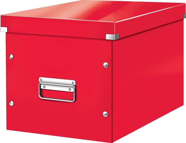 Leitz L Opbevaringsboks WOW Klik og Opbevar Scatola Cubo L Rosso