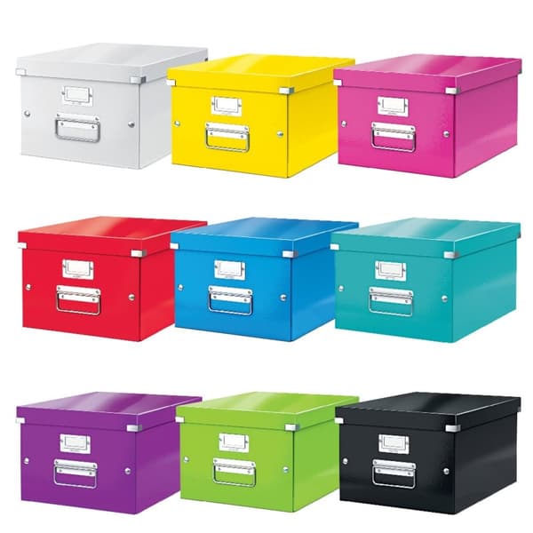 Leitz Click & Store WOW mappförvaringslåda kartong röd (60440026)