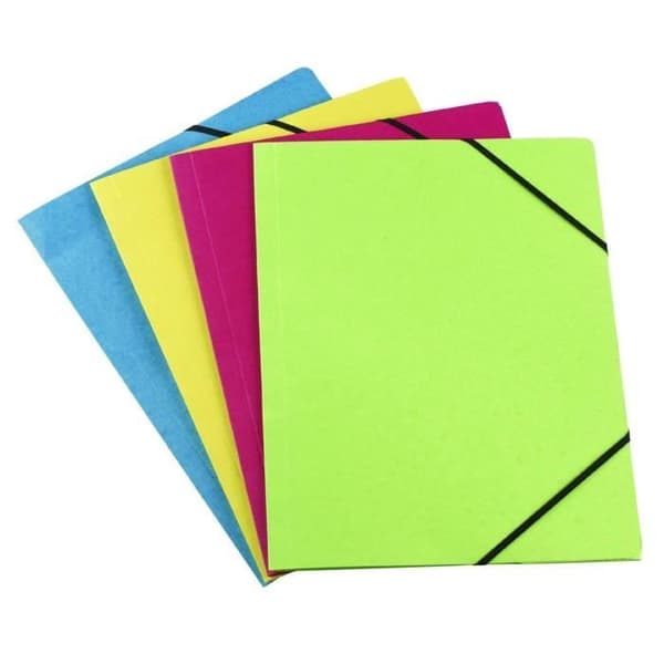 ELBA Folder - 3 elastiska flikar - A4-format - Blå - 32 cm x 24,5 cm x 0,2 cm