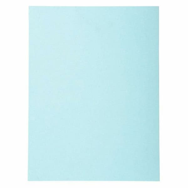 Exacompta folder - undertröja - 410006E-BL - Paket med 100 FOREVER mappar i 220g återvunnet kort, ljusblå färg