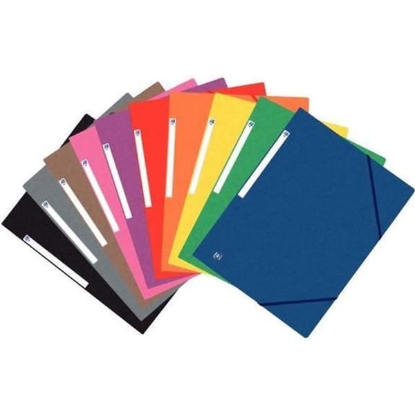 OXFORD PACK MED 10 TOP FILE+ ELASTIC FLAP SHIRTS I GLANS KORT