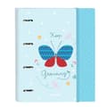 Miniatyrbillede 1 af 2: Ringbind BlackFit8 Mariposa A4 Lyseblå (27 x 32 x 3.5 cm)