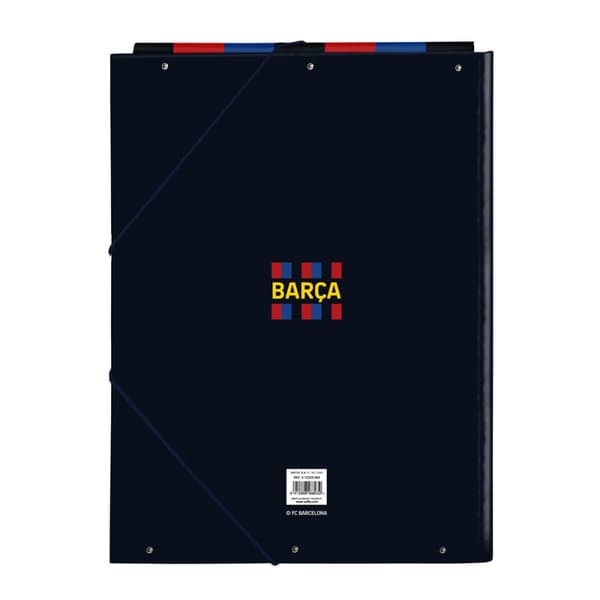 Kansio F.C. Barcelona Punaruskea Laivastonsininen A4 (26 x 33.5 x 2.5 cm)