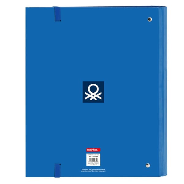 Ringbind Benetton Deep water Blå (27 x 32 x 3.5 cm)