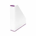 Miniatyrbild 2 av 3: Tidningsställ Leitz Vit Violett A4 polystyren 7,3 x 31,8 x 27,2 cm