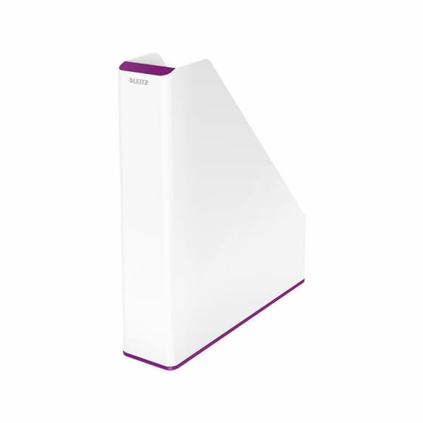 Tidningsställ Leitz Vit Violett A4 polystyren 7,3 x 31,8 x 27,2 cm