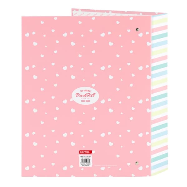 Rengaskansio BlackFit8 Globitos Pinkki A4 27 x 33 x 6 cm