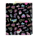Miniatyrbillede 2 af 2: Ringbind Monster High Creep Sort A4 26.5 x 33 x 4 cm