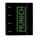 Miniatyrbillede 1 af 2: Ringbind Munich Caviar Sort 27 x 32 x 3.5 cm
