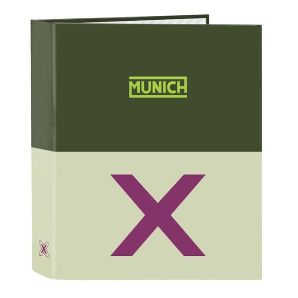 Rengaskansio Munich Bright khaki Vihreä A4 27 x 33 x 6 cm