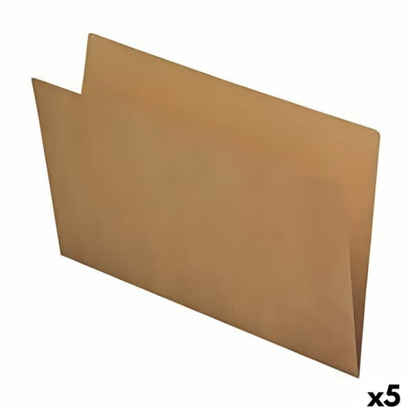 Set of Subfolders FADE Kraft Eco Brun A4 50 Dele (5 enheder)
