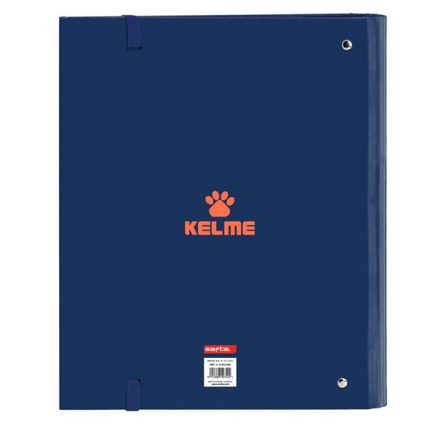 Ringpärm Kelme Navy blue Orange Marinblå (27 x 32 x 3.5 cm)