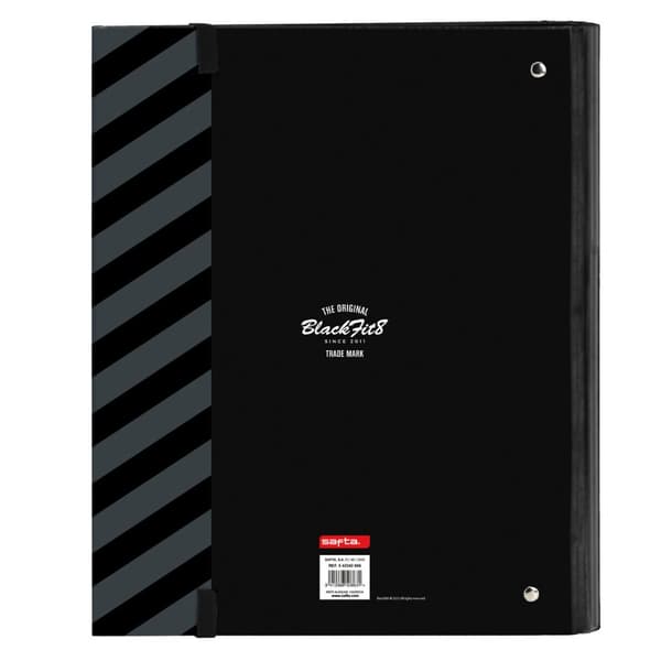 Ringpärm BlackFit8 Zone Svart 27 x 32 x 3.5 cm