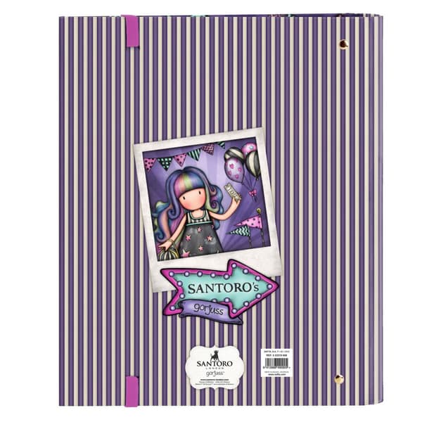 Ringbind Gorjuss Up and away Lilla (27 x 32 x 3.5 cm)