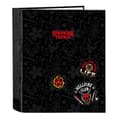 Miniatyrbillede 1 af 2: Ringbind Stranger Things Sort A4 27 x 33 x 6 cm