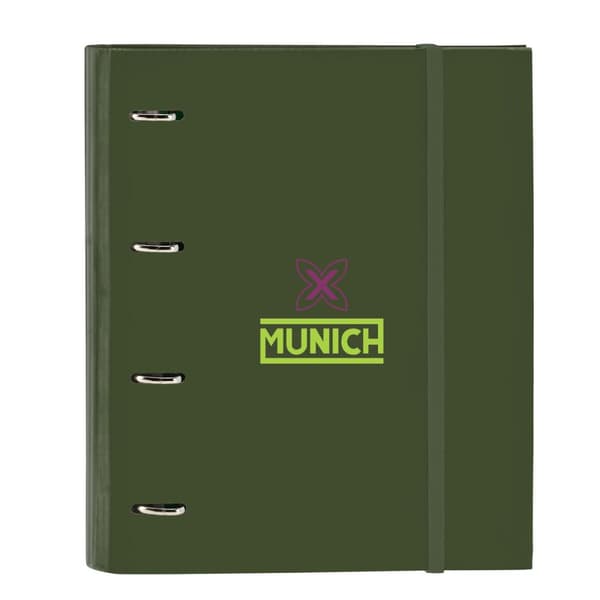 Ringbind Munich Bright khaki Grøn 27 x 32 x 3.5 cm