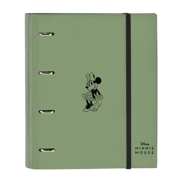 Ringperm Minnie Mouse Mint shadow Militærgrønn (27 x 32 x 3.5 cm)