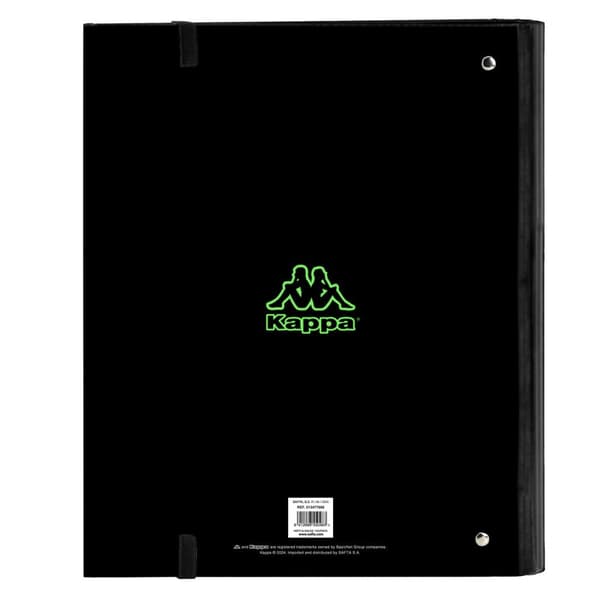 Rengaskansio Kappa Black Vihreä Musta 27 x 32 x 3.5 cm