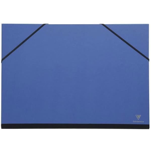Ritbräda - CLAIREFONTAINE - 26 x 33 cm - Blå - Ritskydd - Enkel förvaring