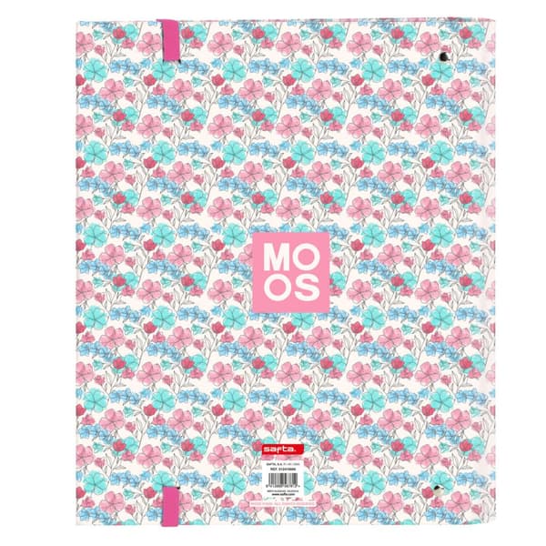 Ringpärm Moos Flores Multicolour 27 x 32 x 3.5 cm