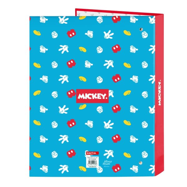 Rengaskansio Mickey Mouse Clubhouse Fantastic Sininen Punainen A4 26.5 x 33 x 4 cm