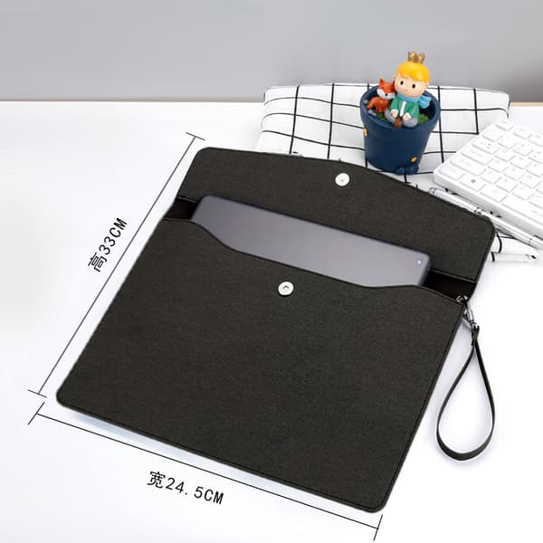 INF Oxford Cloth File Folder Bag for dokumenter, bærbar PC og mer