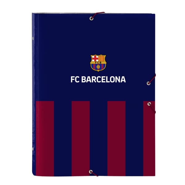 Organiser mappe F.C. Barcelona 24/25 Rødbrun Marineblå A4 26 x 33.5 x 4 cm