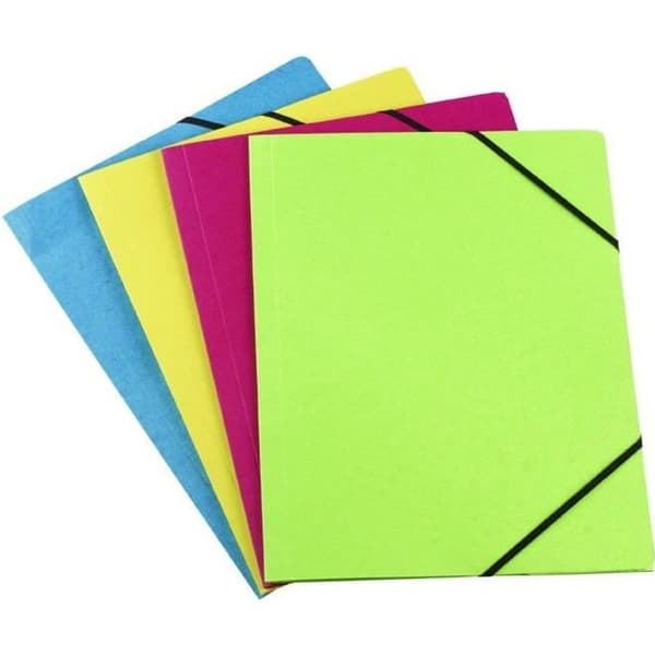 ELBA Folder - 3 elastiska flikar - A4-format - Grön - 32 cm x 24,5 cm x 0,2 cm