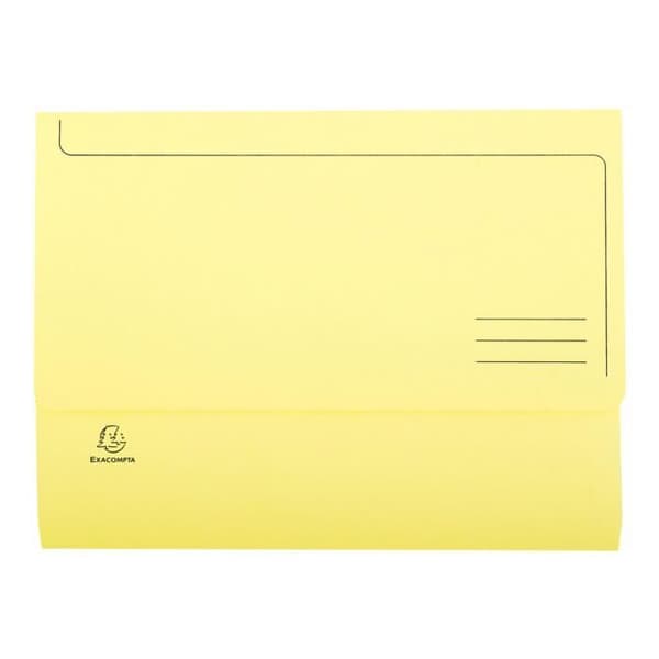 Exacompta SUPER 250 resväska A4 pastellgrön, pastellrosa, pastell ljusblå, pastellbubbla, pastell kanariefågel (förpackning om 25)