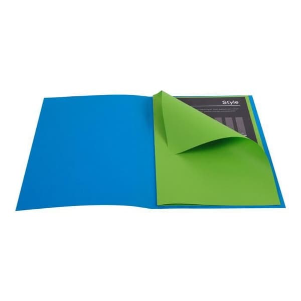 25 mappar + 50 A4 underställ - Exacompta Nature Future - 210 + 80 gr - Diverse färger