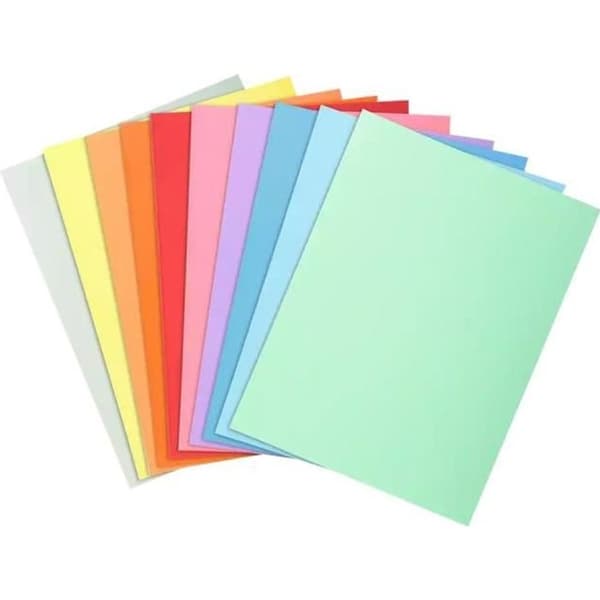 Exacompta SUPER 250 A4-mapp för 200 ark gul, röd, grön, orange, rosa, ljusblå, ljusgrön, mörkblå, kräm,...