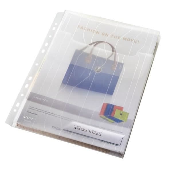 LEITZ kilmapp - Transparent - Kapacitet 150 ark - 223 x 4 x 313 mm