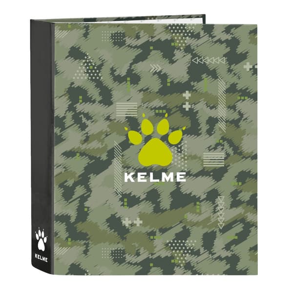 Ringpärm Kelme Travel Svart Grön A4 27 x 33 x 6 cm