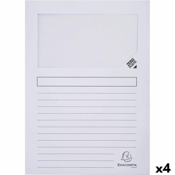 Undermapp Exacompta Forever Vit A4 100 Delar (4 antal)