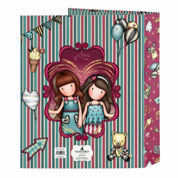 Rengaskansio Gorjuss Fireworks Punaruskea A4 27 x 33 x 6 cm