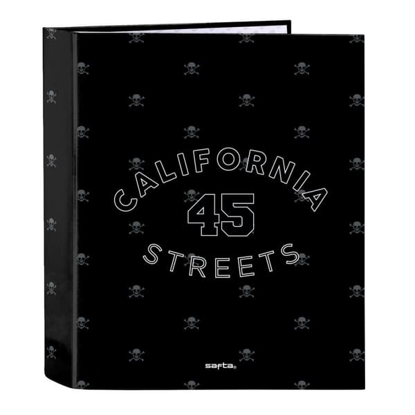 Rengaskansio Safta California Musta A4 27 x 33 x 6 cm