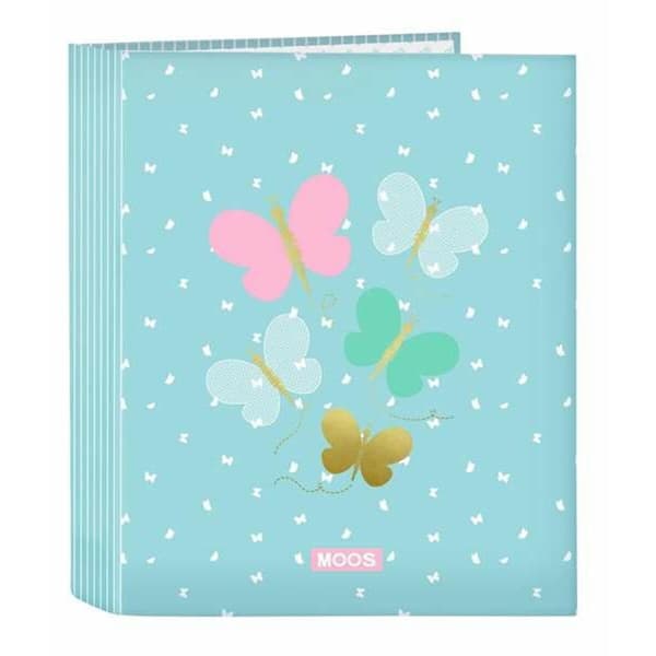 Rengaskansio Moos Butterflies Sininen 27 x 33 x 6 cm Perhoset