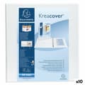 Pikkukuva 1 / 2: Rengaskansio Exacompta Kreacover Valkoinen A4+ (10 osaa)