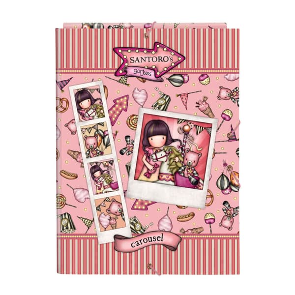 Folder Gorjuss Carousel Laksefarvet
